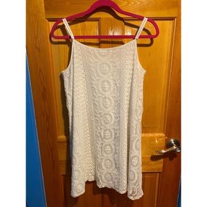 “Garage” White Lace Dress